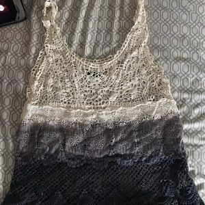 Ombré crochet top